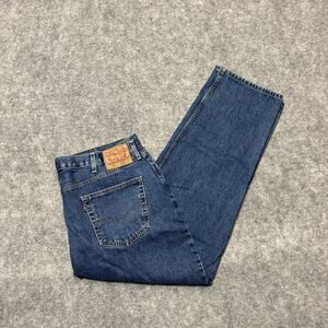 Levi's 550 Relaxed Fit Men's Straight Jeans Size 42x30 Blue Medium Wash Denim